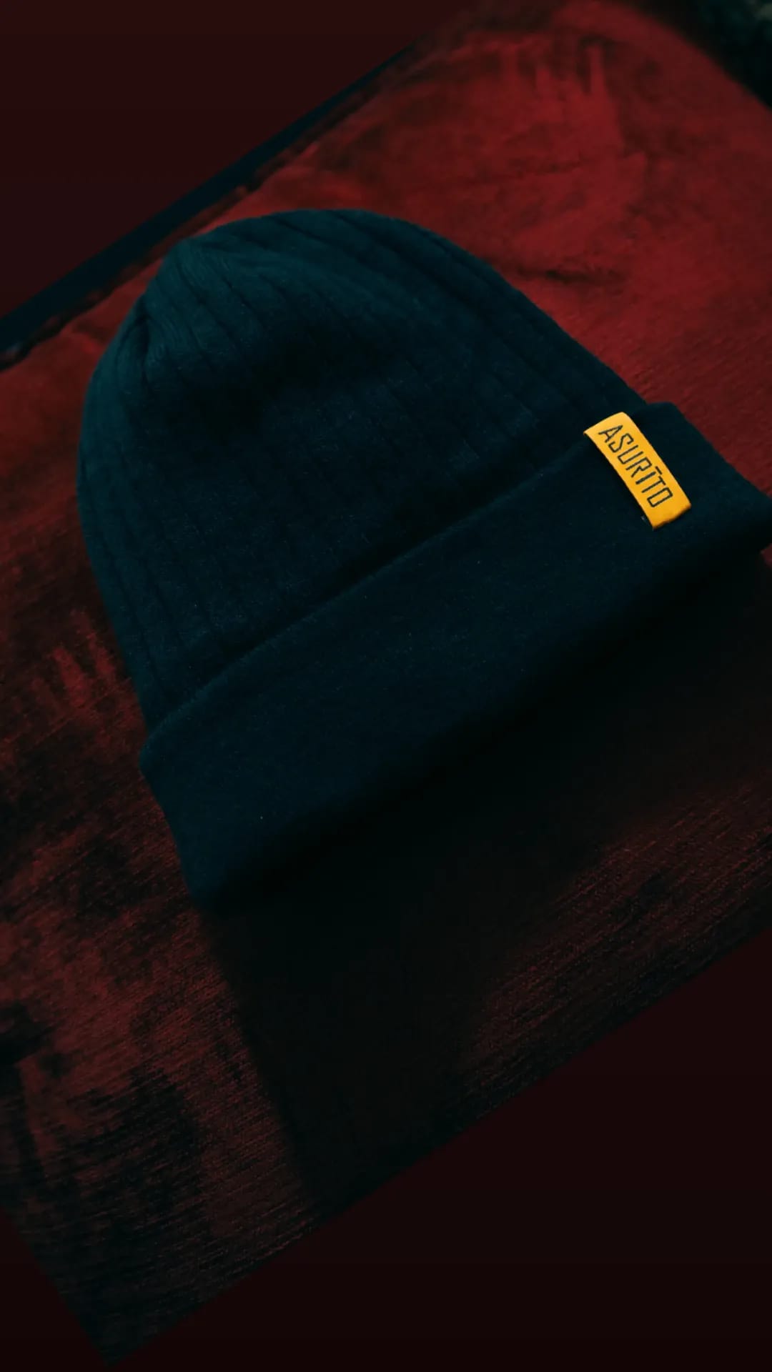 Asurito Beanie — Deep Black